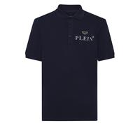 Philipp Plein - Polo Shirt SS Iconic Plein - - Tops - Uomo - Blu - S
