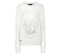 Philipp Plein - Pullover Girocollo - - Knitwear - Donna - Bianco - L