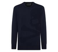 Philipp Plein - Pullover Round Neck Skull&Bones - - Knitwear - Uomo - Blu - 4XL
