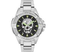 Philipp Plein PWAAA2725 The $kull 47mm 5ATM Quarzo Unisex Nero Argento