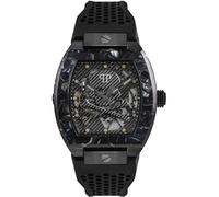 Philipp Plein Uomo Orologio Automatico $ Keleton Nero PWBAA0221 Silicone