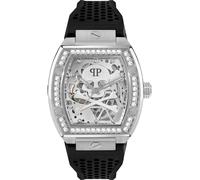 Philipp Plein Orologio analogico nero / argento, Taglia One Size