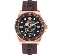 Philipp Plein Orologio Analogico al Quarzo Uomo con Cinturino in Silicone PWOAA0322