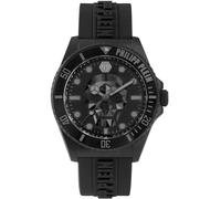 Philipp Plein Orologio Analogico al Quarzo Uomo con Cinturino in Silicone PWOAA0422