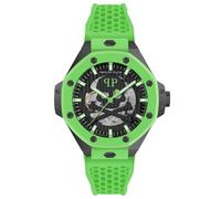 Philipp Plein Pwpfa0624 46mm 5atm Automatic Analogical Watch Verde Uomo
