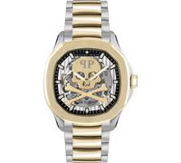 Orologio Automatico Uomo PHILIPP PLEIN SKELETON PWRAA0323 Acciaio Bicolor Gold