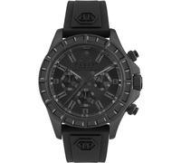 Philipp Plein Orologio Analogico al Quarzo Uomo con Cinturino in Silicone 7630615129860