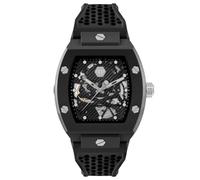 Philipp Plein Watches Orologio analogico 'The Skeleton' nero / argento, Taglia One Size