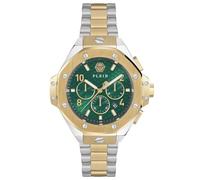 Philipp Plein Quarzo analogico Full Chrono Royal 46 mm in acciaio inox, argento, Moderno