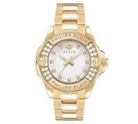Philipp Plein Gold Stainless Steel Dress Watch