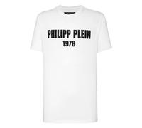 Philipp Plein - Round Neck T-Shirt 1978 - - Tops - Uomo - Bianco - 2XL