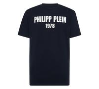 Philipp Plein - Round Neck T-Shirt 1978 - - Tops - Uomo - Blu - 2XL