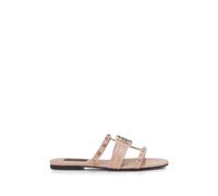 Philipp Plein - Sandali Bassi con Dettaglio Stella Esagonale - - Shoes - Donna - Beige - 38 EU