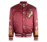 Philipp Plein - Satin Bomber Fairy Deluxe - - Jackets - Uomo - Rosso - 3XL