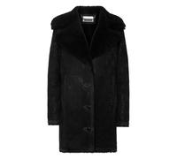 Philipp Plein - Shearling Oversize Coat Strass Monogram - - Coats - Donna - Nero - L
