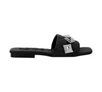 Philipp Plein, ,Shoes ,Donna ,Nero ,36 EU Sandali Matelassè Flat Studs