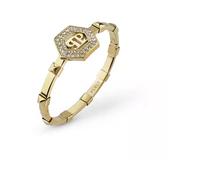 Philipp Plein - Skull Plaque Bracelet - - Accessories - Donna - Giallo - ONE SIZE