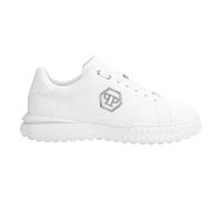 Philipp Plein - Sneakers Basse in Pelle Nappa Hexagon - - Shoes - unisex - Bianco - 44 EU