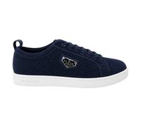 Philipp Plein - Sneakers Basse in Pelle Scamosciata Perforata - - Shoes - Uomo - Blu - 45 EU