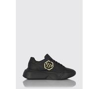 PHILIPP PLEIN Sneakers Crocco Godzilla in pelle stampa cocco 46 Nero