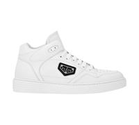 Philipp Plein - Sneakers Mid Top in Pelle Nappa - - Shoes - unisex - Bianco - 40 EU