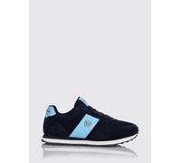 PHILIPP PLEIN Sneakers Portofino Runner in camoscio e mesh 41 Blue
