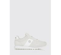 PHILIPP PLEIN Sneakers Portofino Runner in camoscio e mesh 45 Bianco