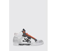 PHILIPP PLEIN Sneakers Retrokickz TM in pelle usurata 46 Bianco