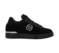 Philipp Plein - Suede Fur Low Top Sneakers Carson - - Shoes - Uomo - Nero - 43 EU