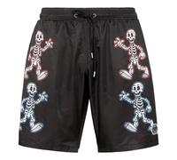 Philipp Plein - Swim Boxer Skeleton - - Swimwear - Uomo - Nero - S
