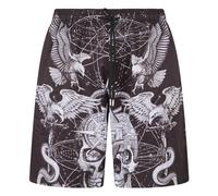 Philipp Plein - Swim Shorts Love Tattoo - - Swimwear - Uomo - Nero - XL