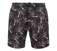 Philipp Plein - Swim Trunks Skull & Bones - -Swimwear -Uomo -Nero -S