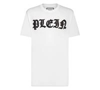 Philipp Plein - T-Shirt Girocollo Gothic Plein - - Tops - Uomo - Bianco - 4XL