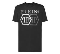 Philipp Plein - T-Shirt Girocollo Hexagon - - Tops - Uomo - Nero - 2XL