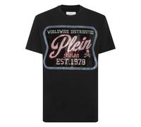 Philipp Plein - T-Shirt Girocollo Patch Milan - - Tops - Uomo - Nero - 2XL