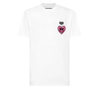 Philipp Plein - T-Shirt Girocollo Patch Smile - - Tops - Uomo - Bianco - 4XL