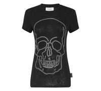 Philipp Plein - T-shirt Girocollo Pure Fit Skull - - Tops - Donna - Nero - L