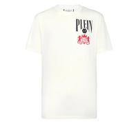 Philipp Plein - T-Shirt Girocollo Racing - - Tops - Uomo - Bianco - 2XL