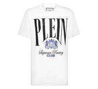 Philipp Plein - T-Shirt Girocollo Racing - - Tops - Uomo - Bianco - XL