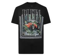 Philipp Plein - T-Shirt Girocollo Racing - - Tops - Uomo - Nero - 4XL