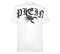 Philipp Plein - T-shirt Girocollo Scorpione - - Tops - Uomo - Bianco - 2XL
