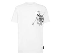 Philipp Plein - T-Shirt Girocollo Skeleton - - Tops - Uomo - Bianco - 3XL
