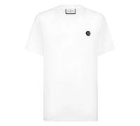 Philipp Plein - T-shirt Girocollo Skull&Bones - - Tops - Uomo - Bianco - 2XL