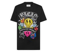 Philipp Plein - T-Shirt Girocollo Smile - - Tops - Uomo - Nero - S