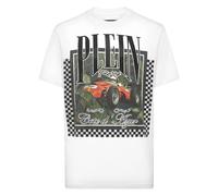 Philipp Plein - T-Shirt Girocollo SS Racing - -Tops -Uomo -Bianco -2XL