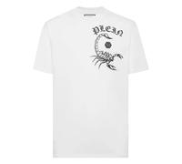 Philipp Plein - T-shirt Girocollo SS Scorpion - - Tops - Uomo - Bianco - 4XL