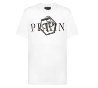 Philipp Plein - T-shirt Girocollo SS - -Tops -Uomo -Bianco -XL