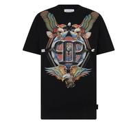 Philipp Plein - T-Shirt Girocollo Tatuaggio Aquila - - Tops - Uomo - Nero - L