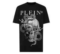 Philipp Plein - T-Shirt Girocollo Teschio Serpente - - Tops - Uomo - Nero - XL