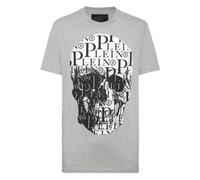 Philipp Plein - T-shirt Girocollo Teschio - - Tops - Uomo - Grigio - M